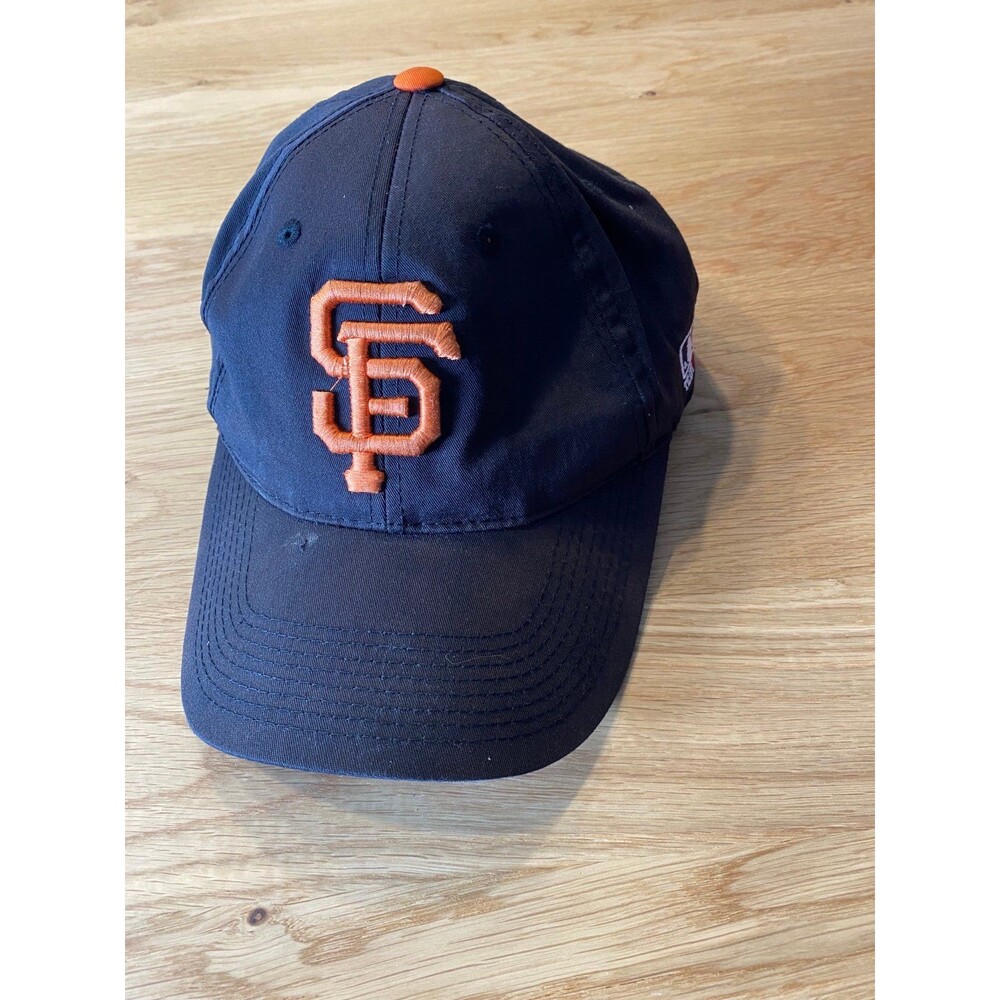 San Francisco Giants Hat Strap Back MLB Black Orange